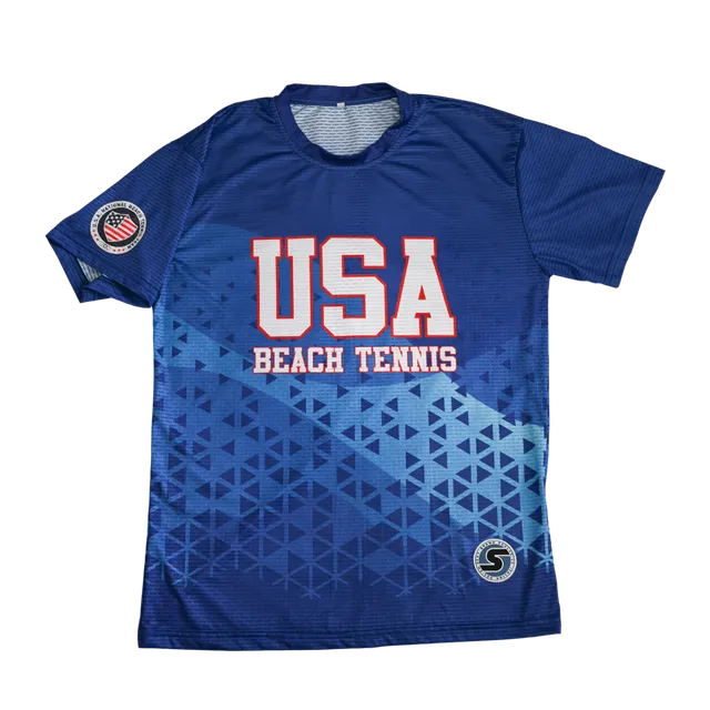 sxy-team-usa-beach-tennis-t-shirt-jersey-manches-courtes image 1