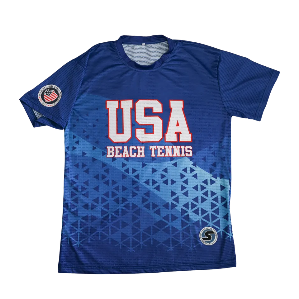 sxy-team-usa-beach-tennis-t-shirt-jersey-manches-courtes image 1