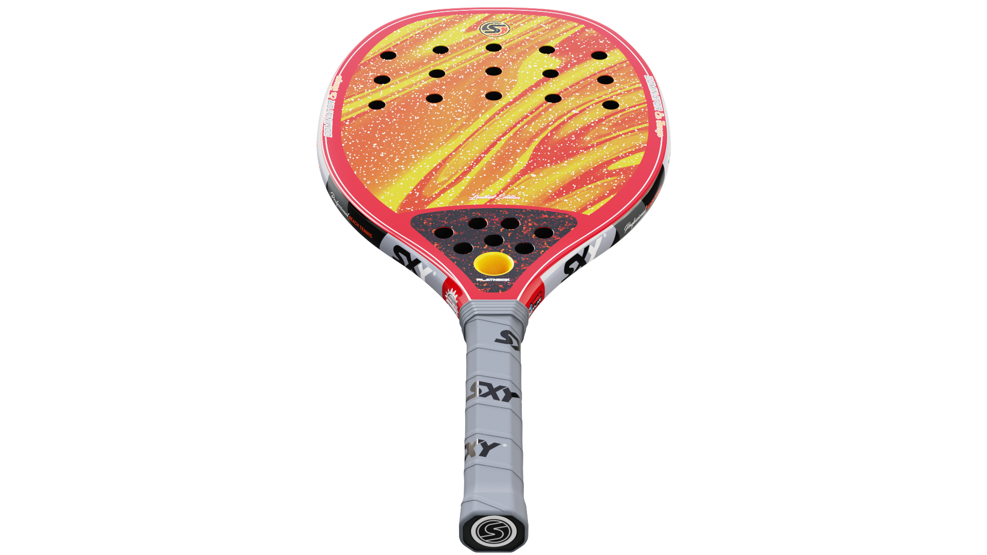 sxy-the-dominator-en-fuego-raquette-beach-tennis-pro-carbone-kevlar image 6