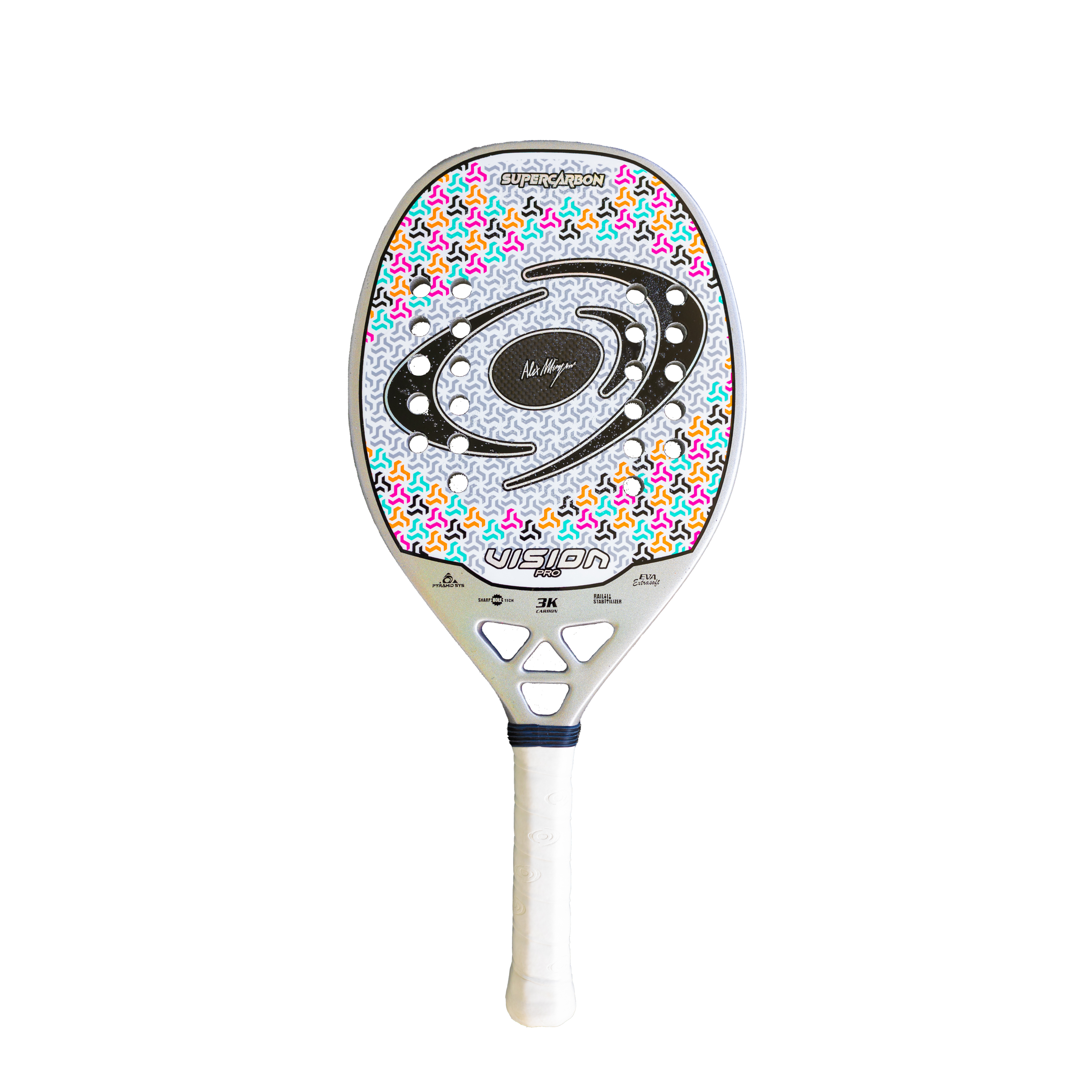 vision-super-carbon-2025-raquette-beach-tennis-carbone-3k-pyramid image 2