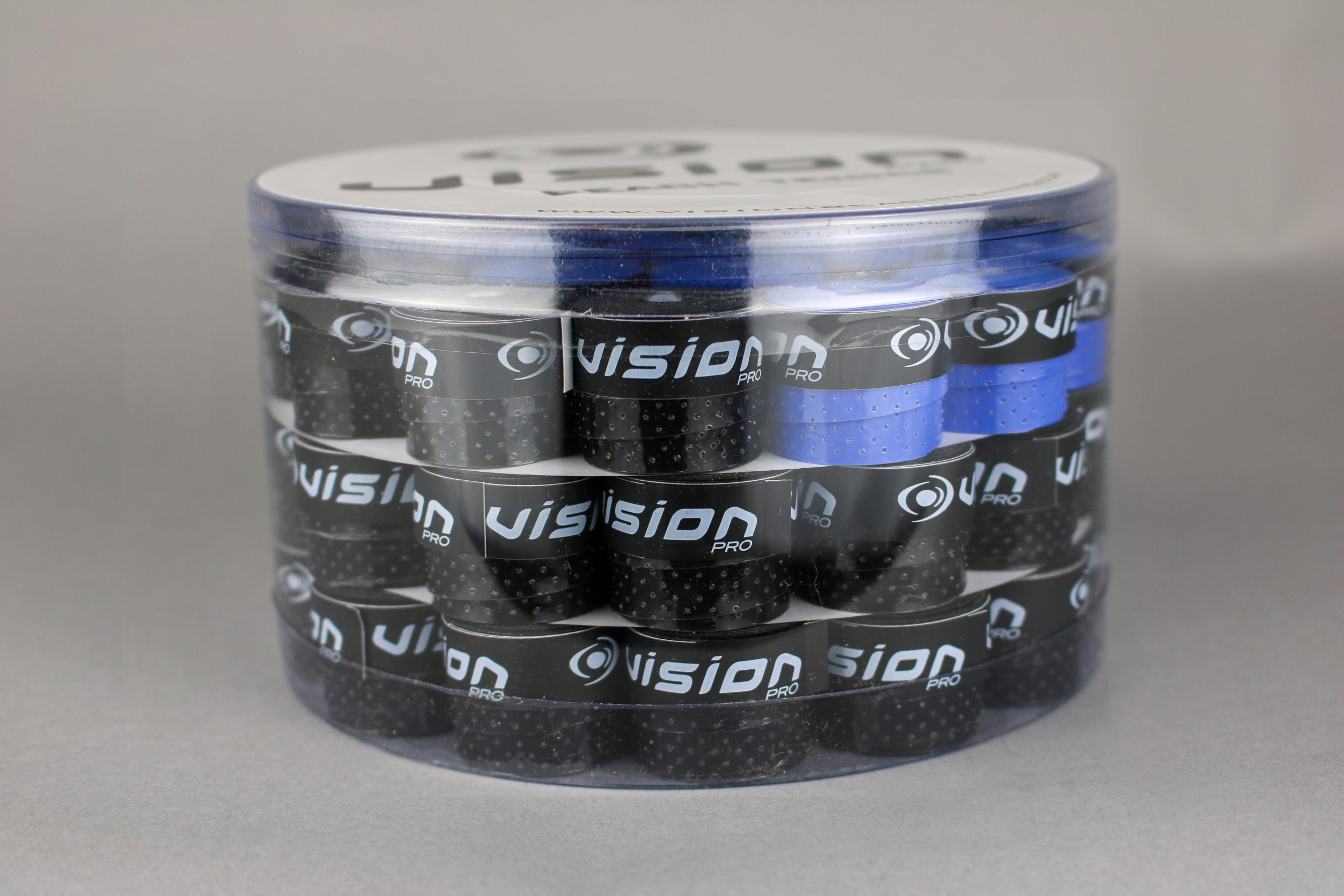 vision-overgrip-multicolor-0-60mm-grip-beach-tennis-noir-et-bleu image 1