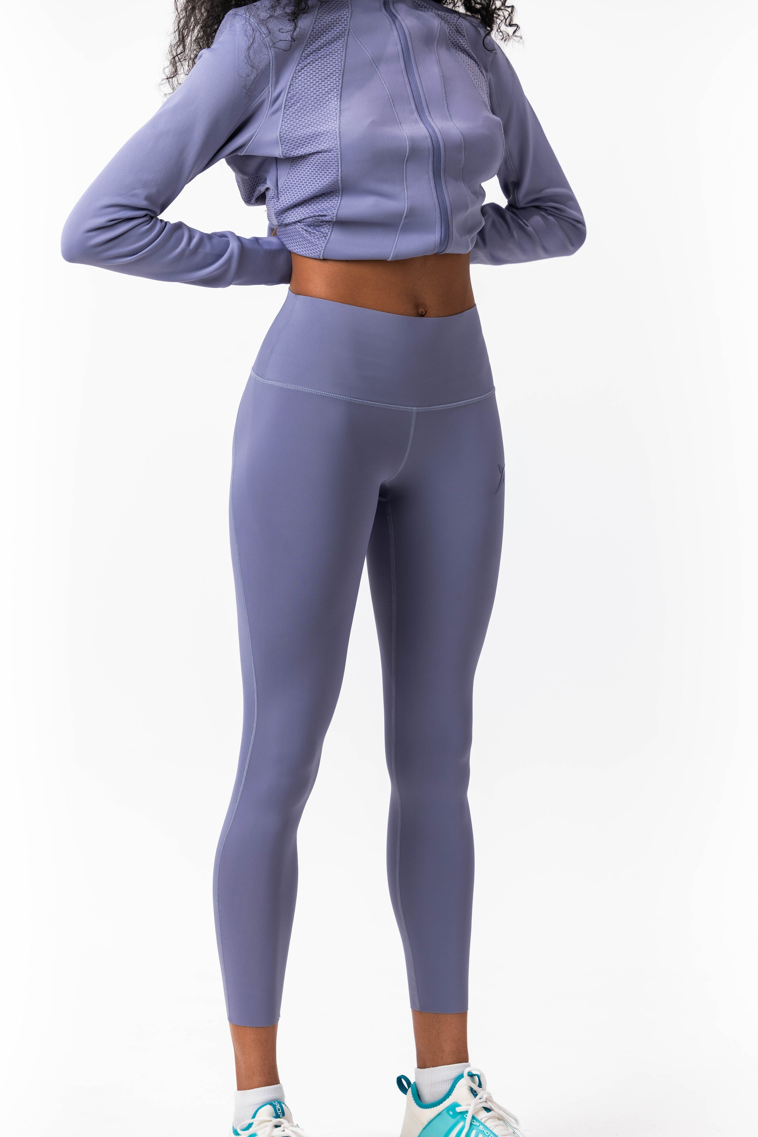 drop-shot-virsa-leggings-legging-padel-femme-nylon-elastane-interlock image 3