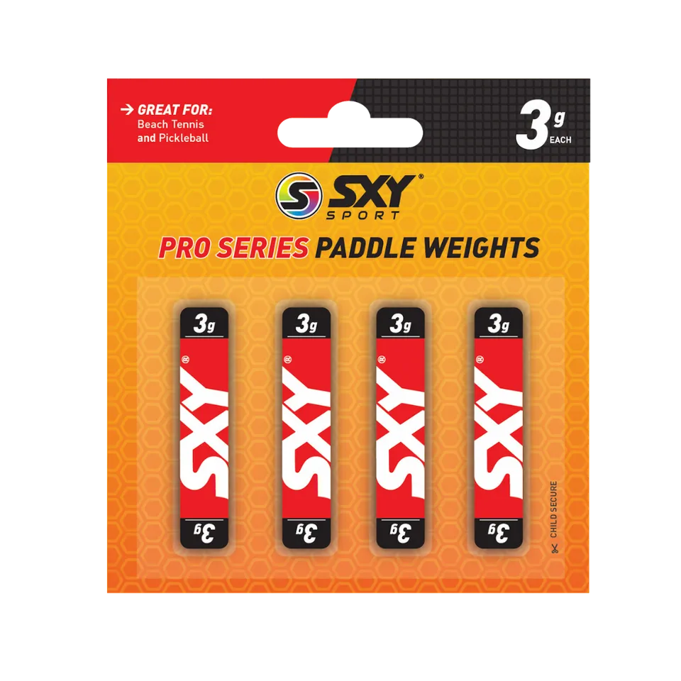 sxy-pro-series-paddle-weights-bandes-plomb-3g-raquette-beach-tennis image 1