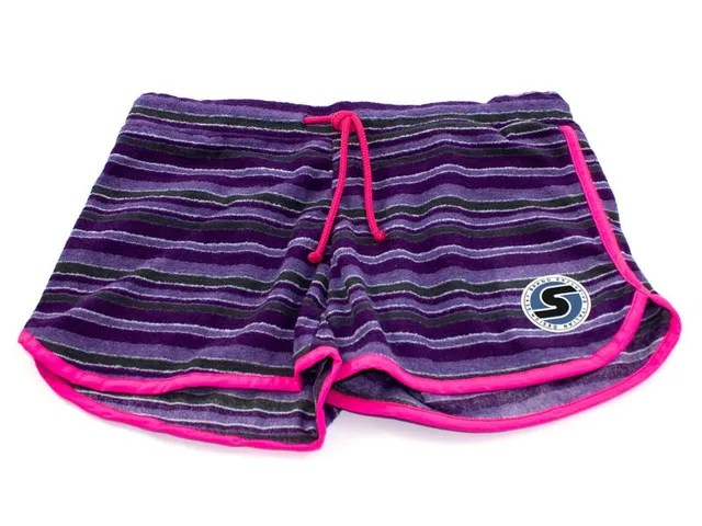 sxy-terry-cloth-short-violet-rose-femme-short-ponge-made-in-italy image 1