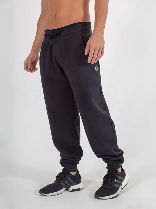 jogger-homme-sxy-softie-noir-double-fleece image 1