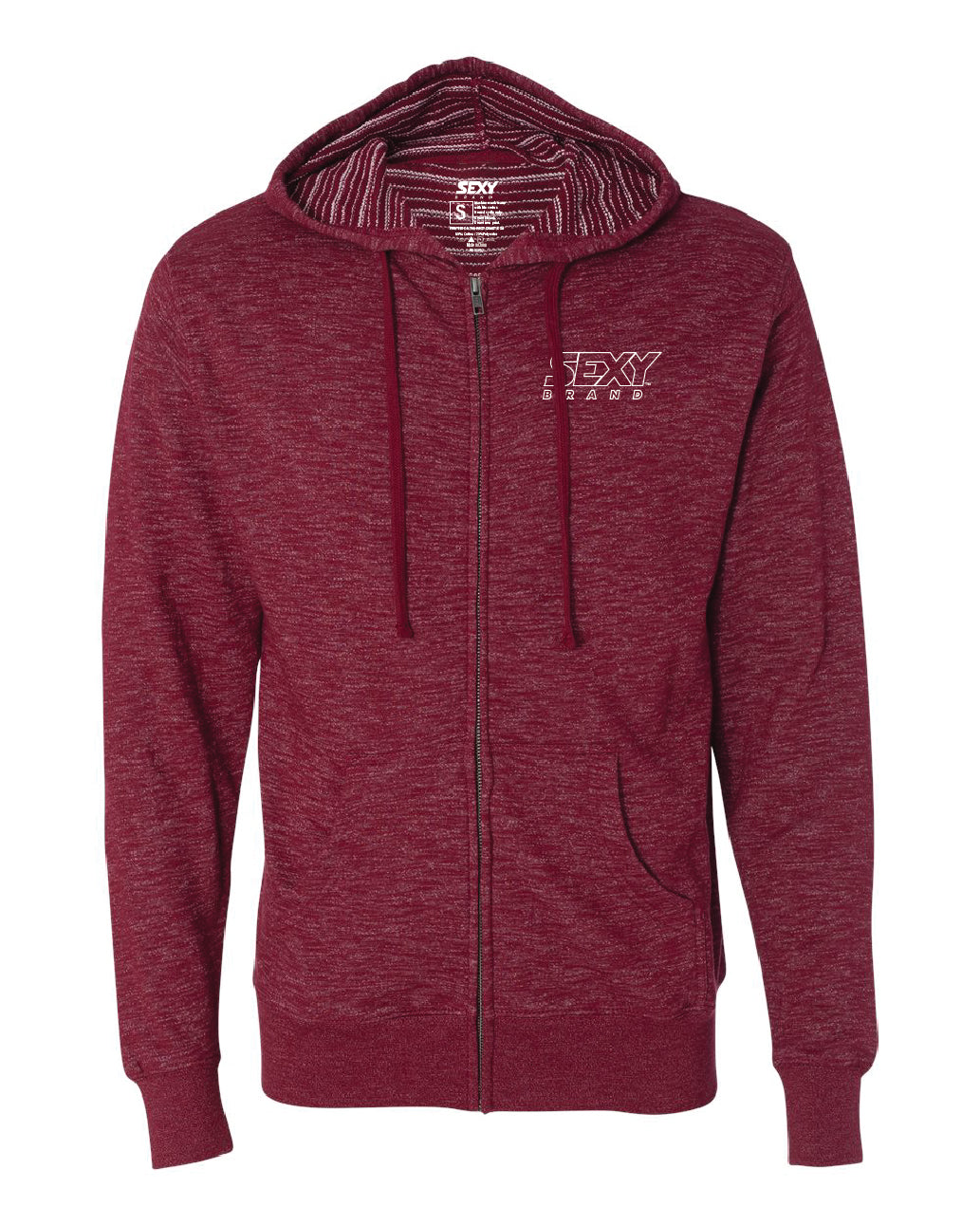 sxy-south-of-the-border-sweat-zipp-homme-rojo-cardenal image 1