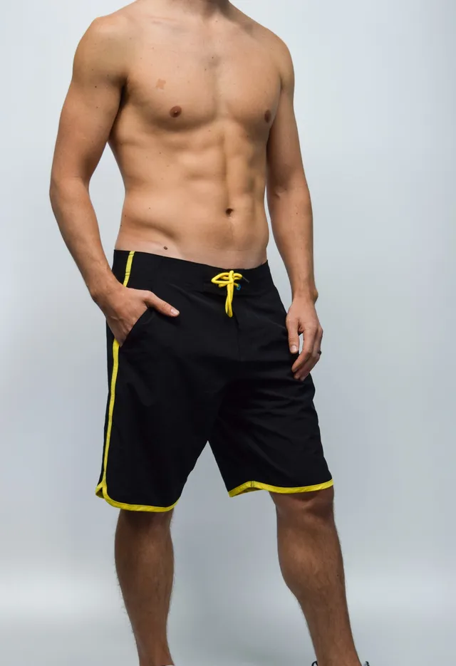 sxy-classic-hybrid-short-competition-homme-jaune image 1