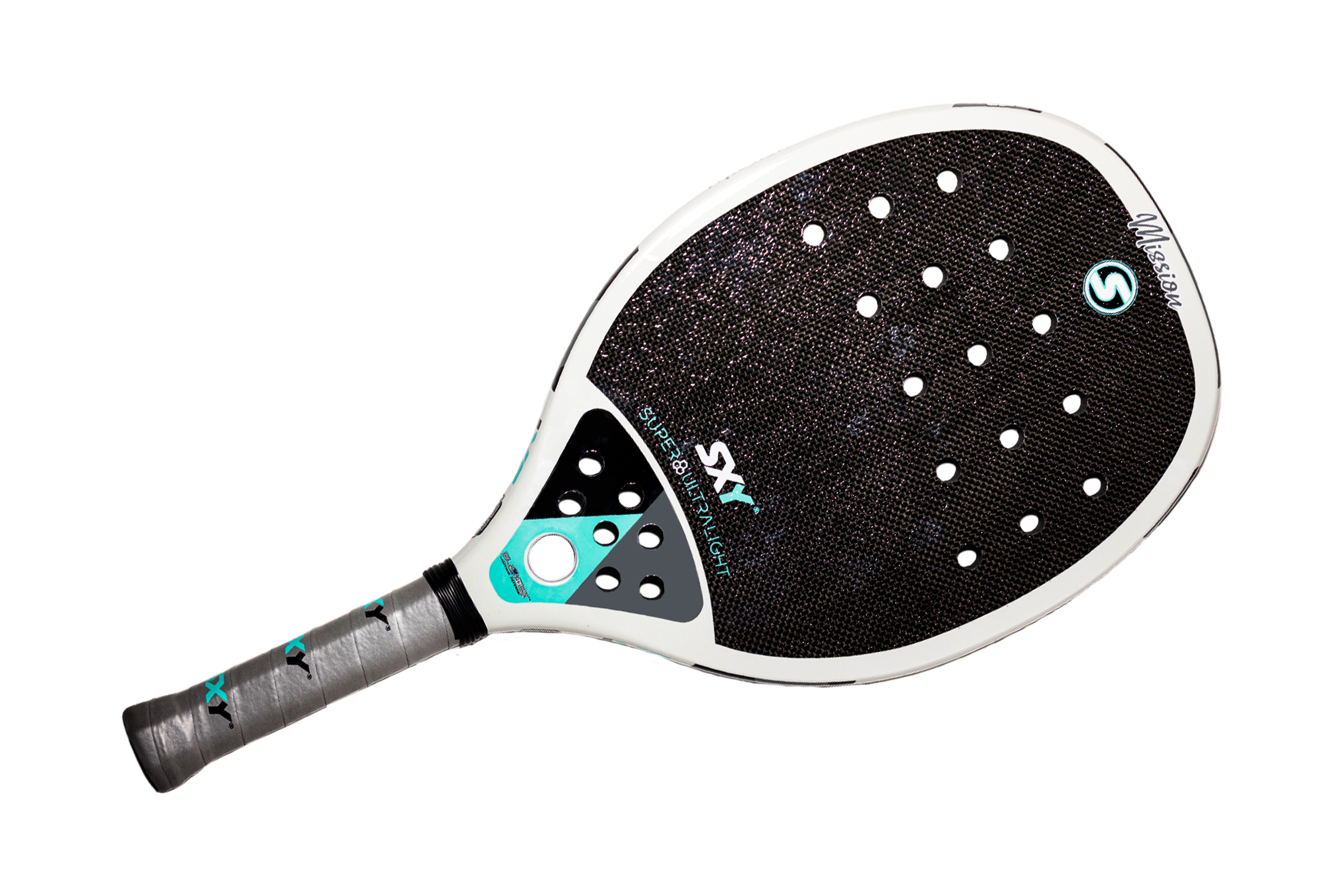 sxy-mission-pearl-super-ultra-light-raquette-de-beach-tennis-carbone-3k image 1
