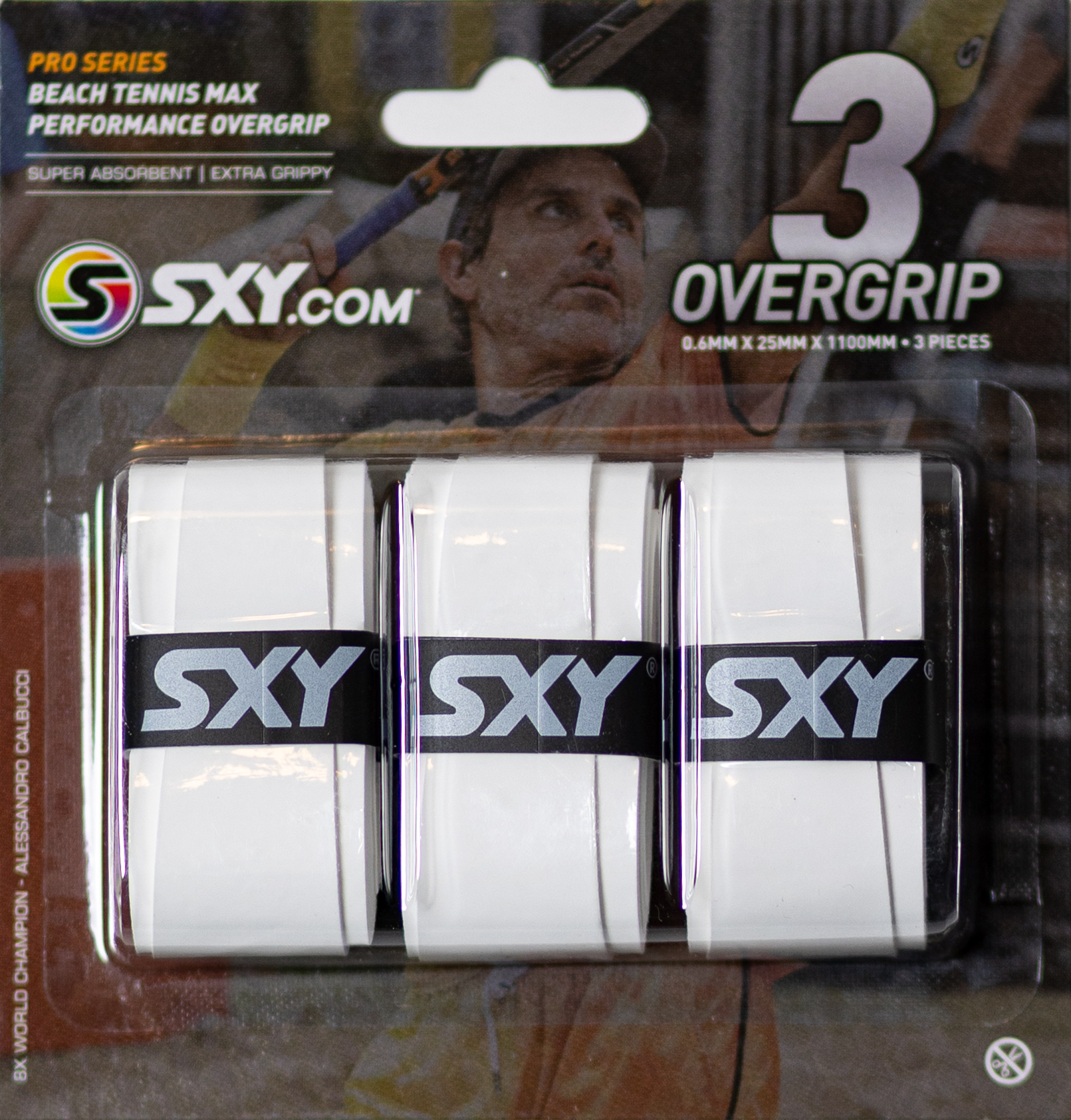 sxy-pro-series-max-performance-overgrip-beach-tennis-lot-de-3 image 5