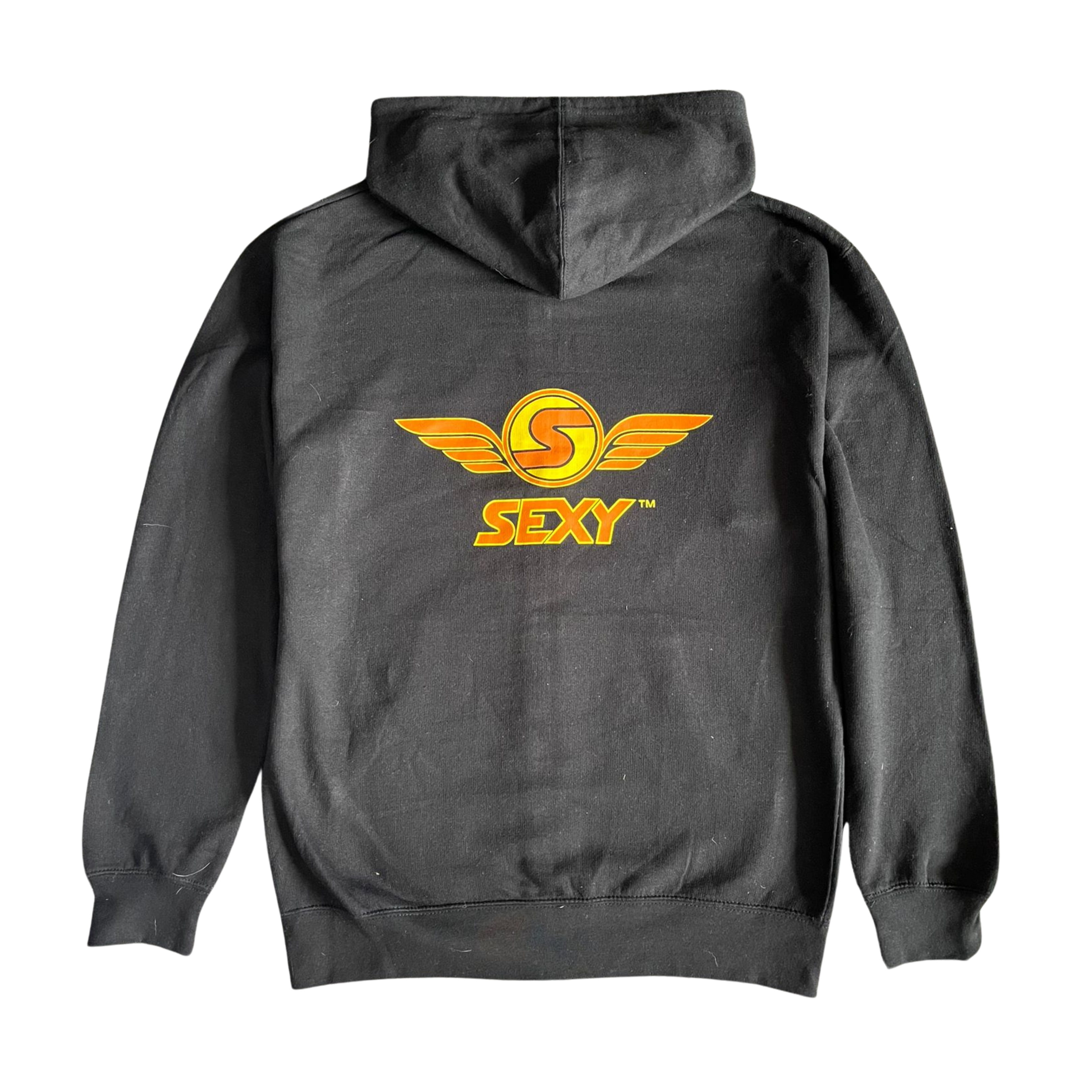 sxy-wings-throwback-sweat-zipp-homme-noir image 2