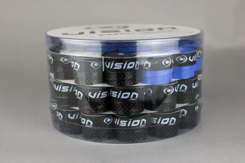 vision-overgrip-multicolor-0-60mm-grip-beach-tennis-noir-et-bleu image 1