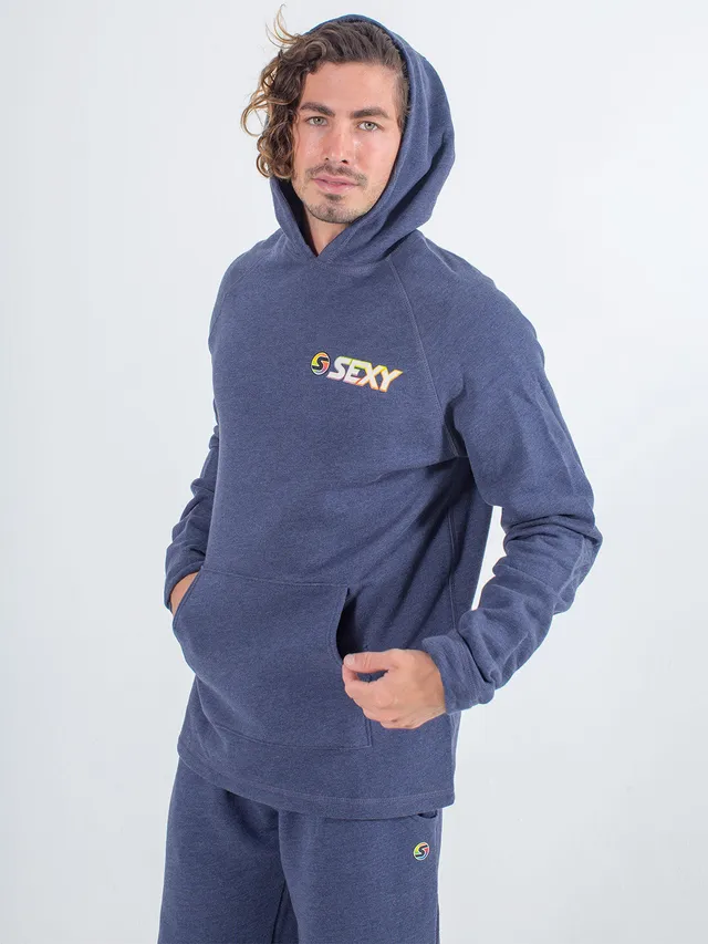 sxy-softie-hoodie-mixte-heather-navy-molleton image 1
