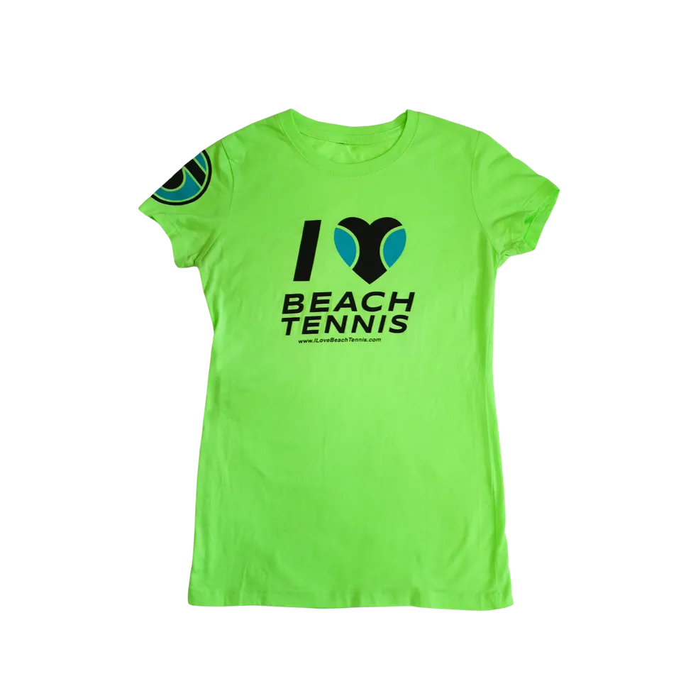 sxy-i-beach-tennis-t-shirt-v-neck-femme-n-on image 1