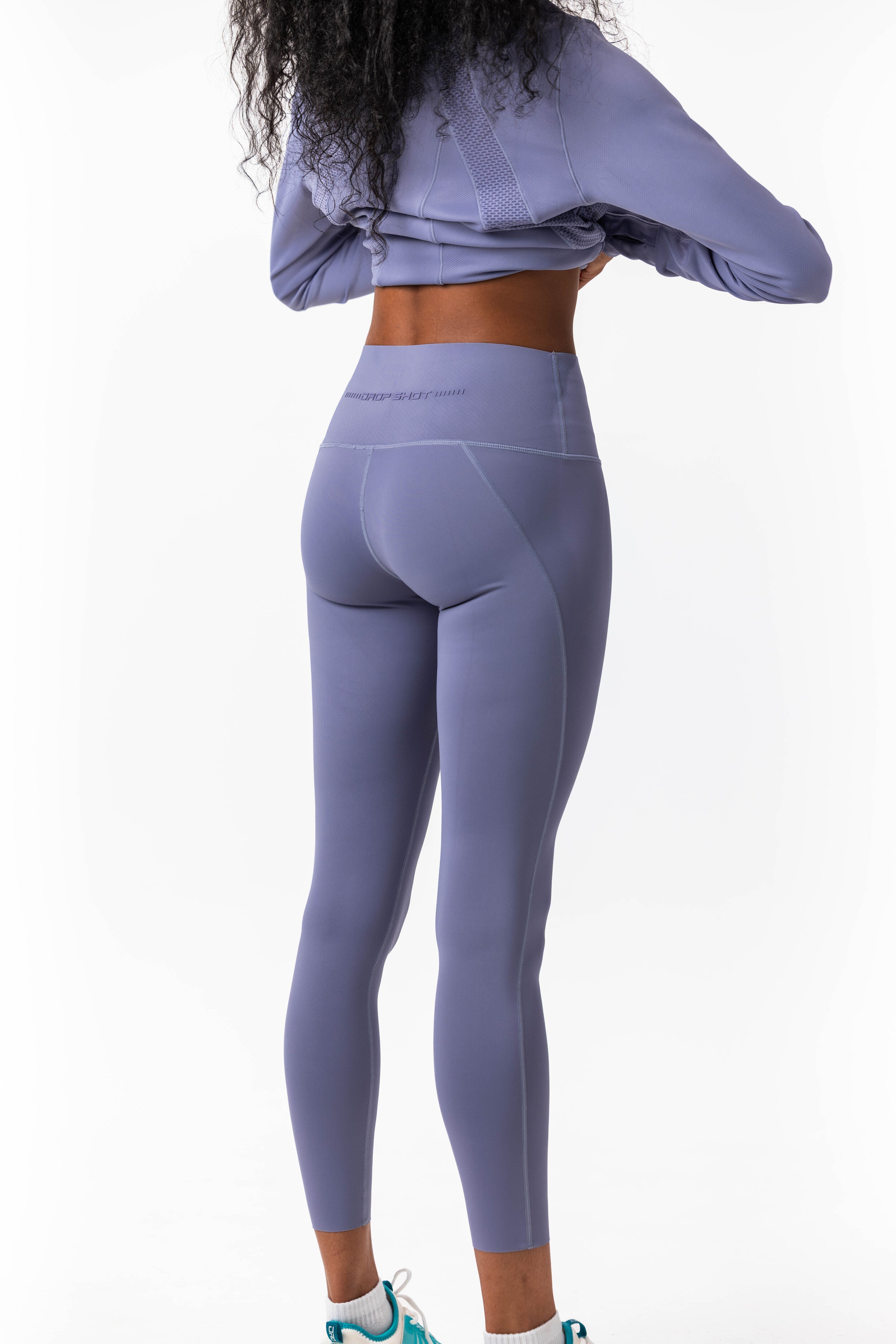 drop-shot-virsa-leggings-legging-padel-femme-nylon-elastane-interlock image 4