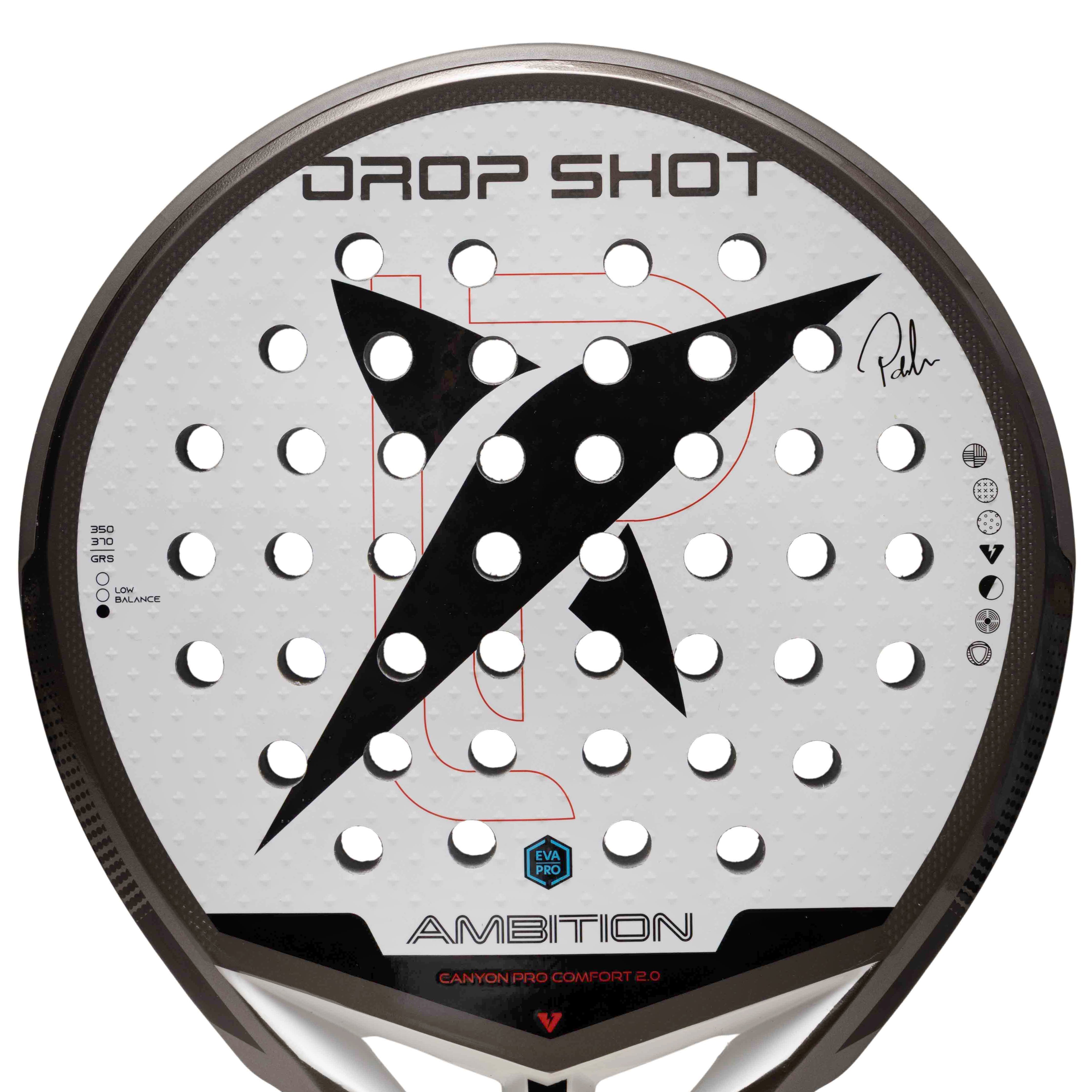drop-shot-canyon-pro-comfort-2-0-raquette-de-padel-diamant-carbone-3k image 5