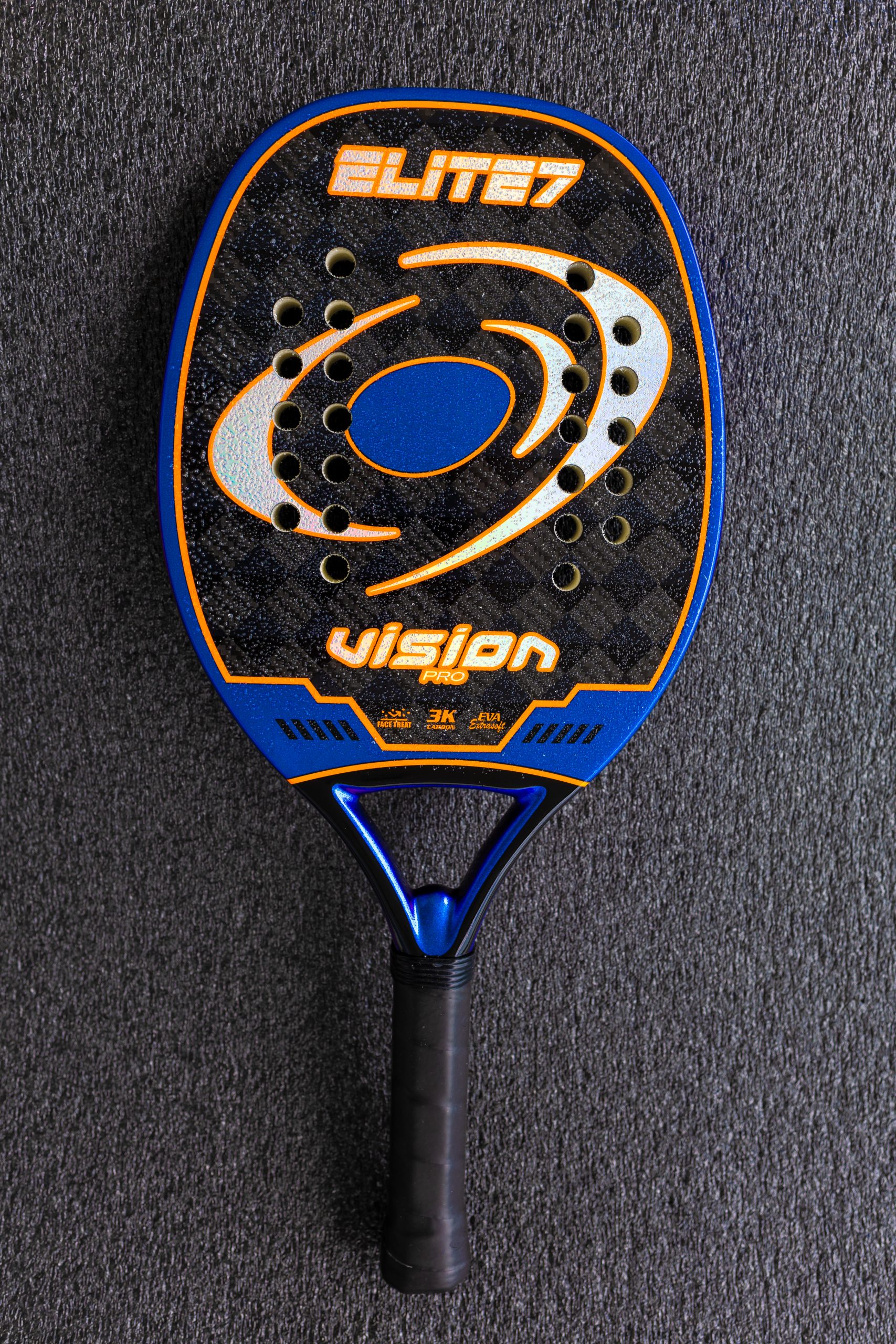raquette-beach-tennis-vision-elite-7-2025-carbone-3k-22-mm-325-335-g image 3