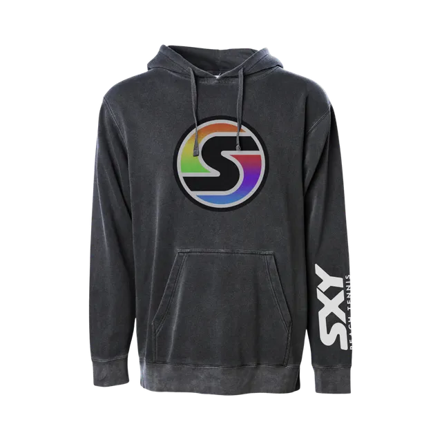 sxy-s-logo-pigment-dyed-hoodie-sweat-unisexe image 1