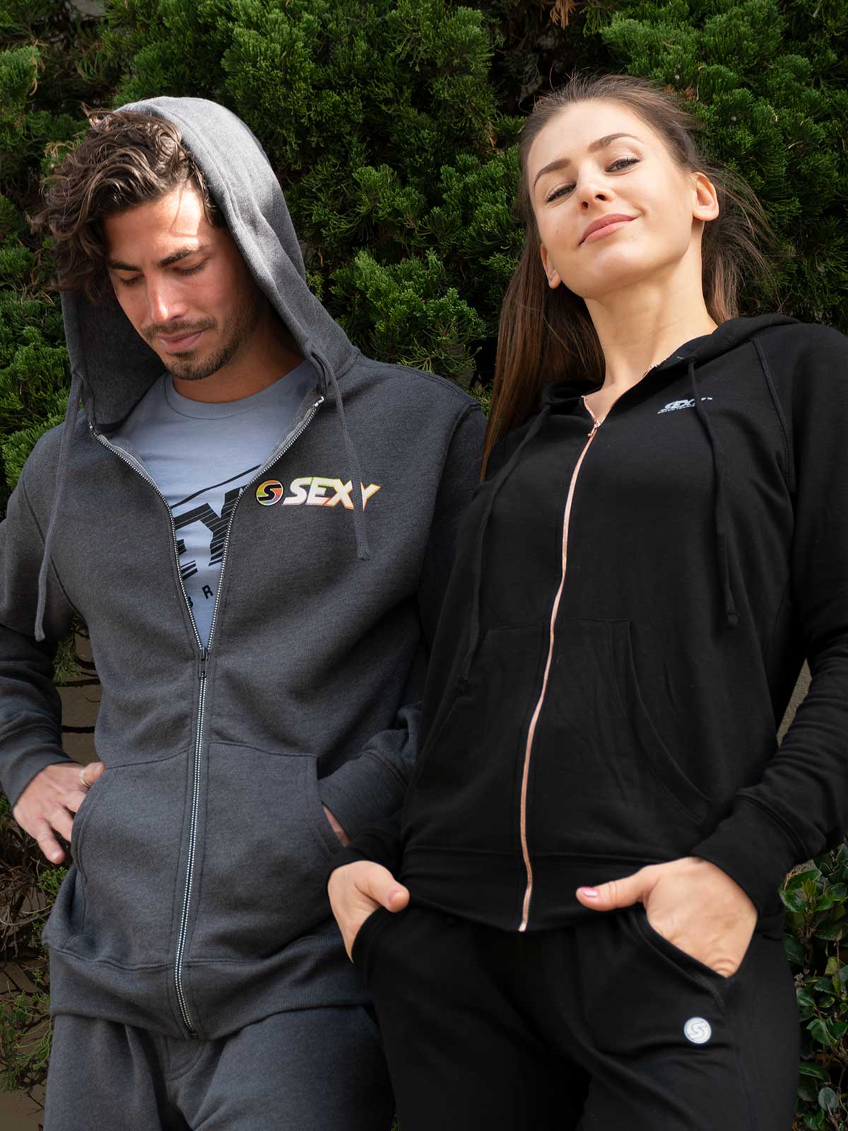 sweat-zipp-homme-sxy-softie-gris-chin image 2
