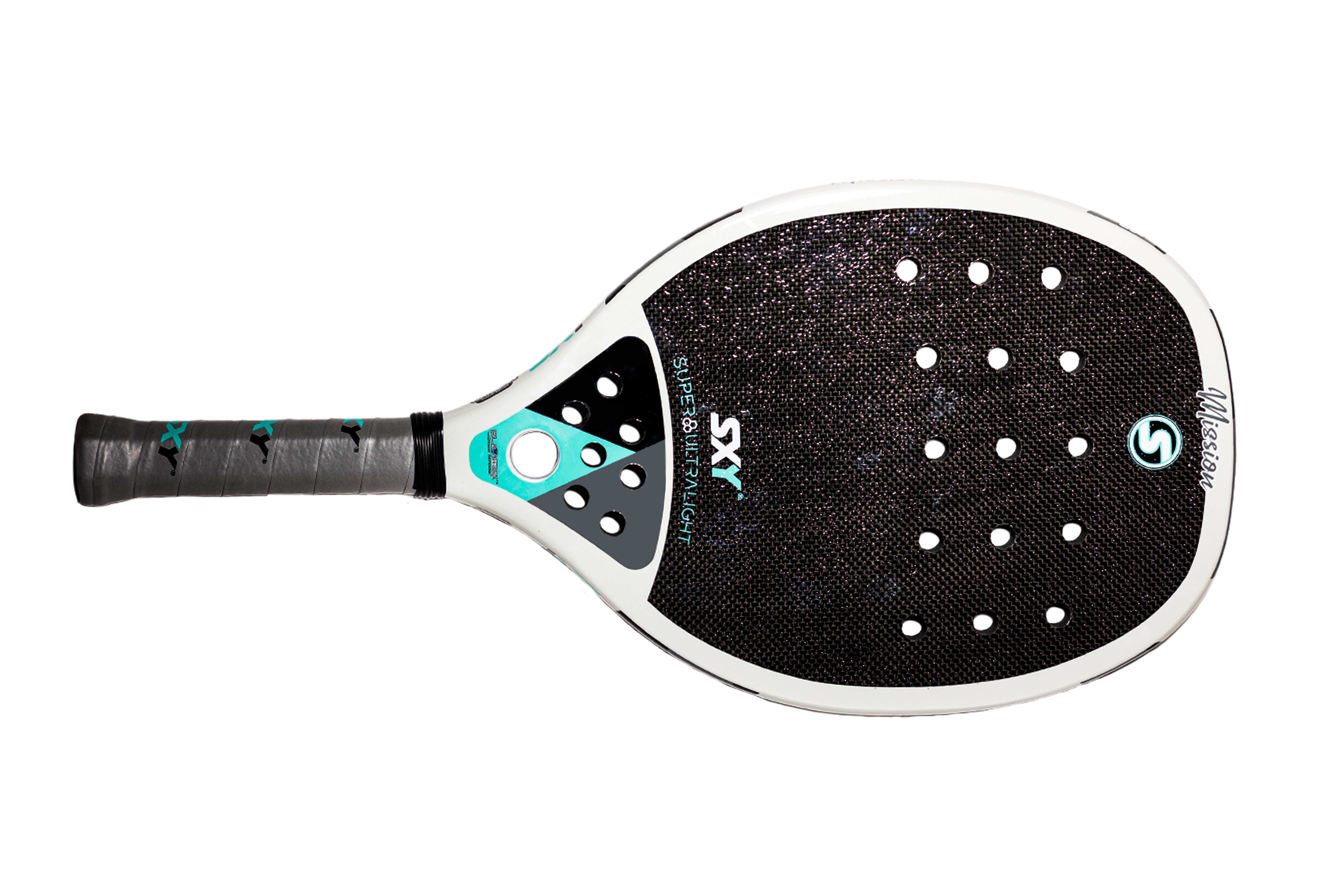 sxy-mission-pearl-super-ultra-light-raquette-de-beach-tennis-carbone-3k image 3