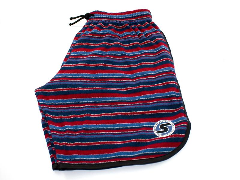 sxy-terry-cloth-short-homme-bleu-rouge-made-in-italy image 3