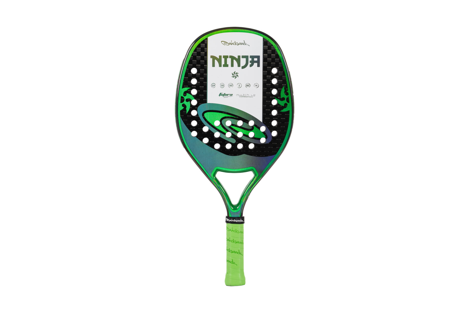 quicksand-ninja-2026-raquette-beach-tennis-carbone-12k image 1