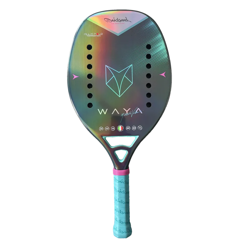 raquette-de-beach-tennis-quicksand-waya-marcela-vita-carbone-3k-puissante image 1