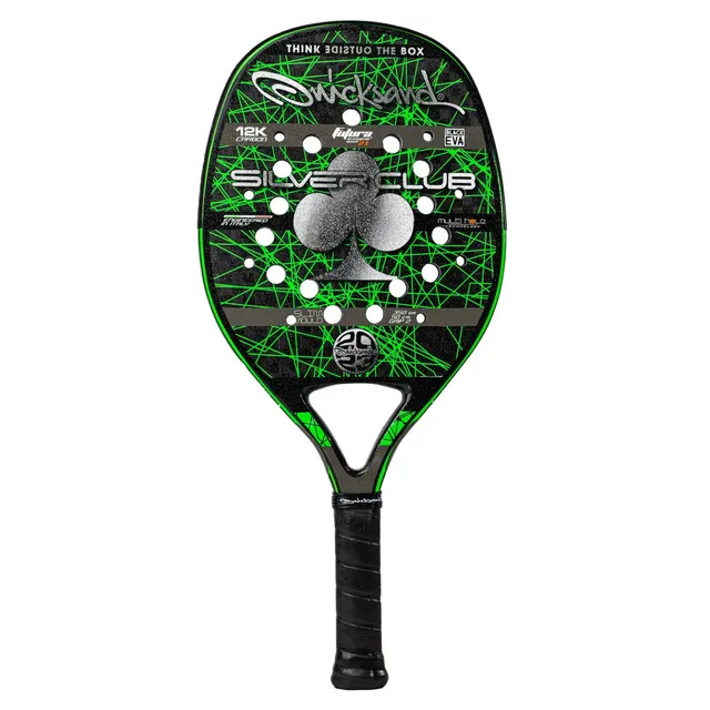 quicksand-silverclub-2023-raquette-beach-tennis-carbone-21-mm image 1