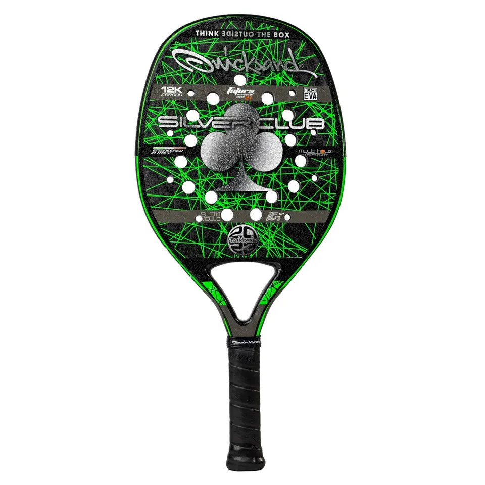 quicksand-silverclub-2023-raquette-beach-tennis-carbone-21-mm image 1