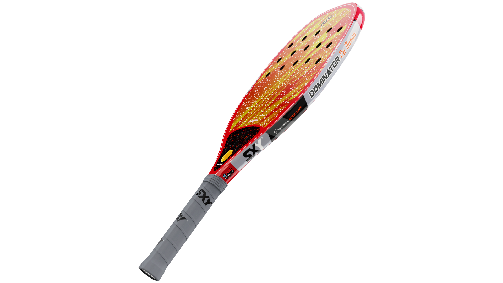 sxy-the-dominator-en-fuego-raquette-beach-tennis-pro-carbone-kevlar image 5