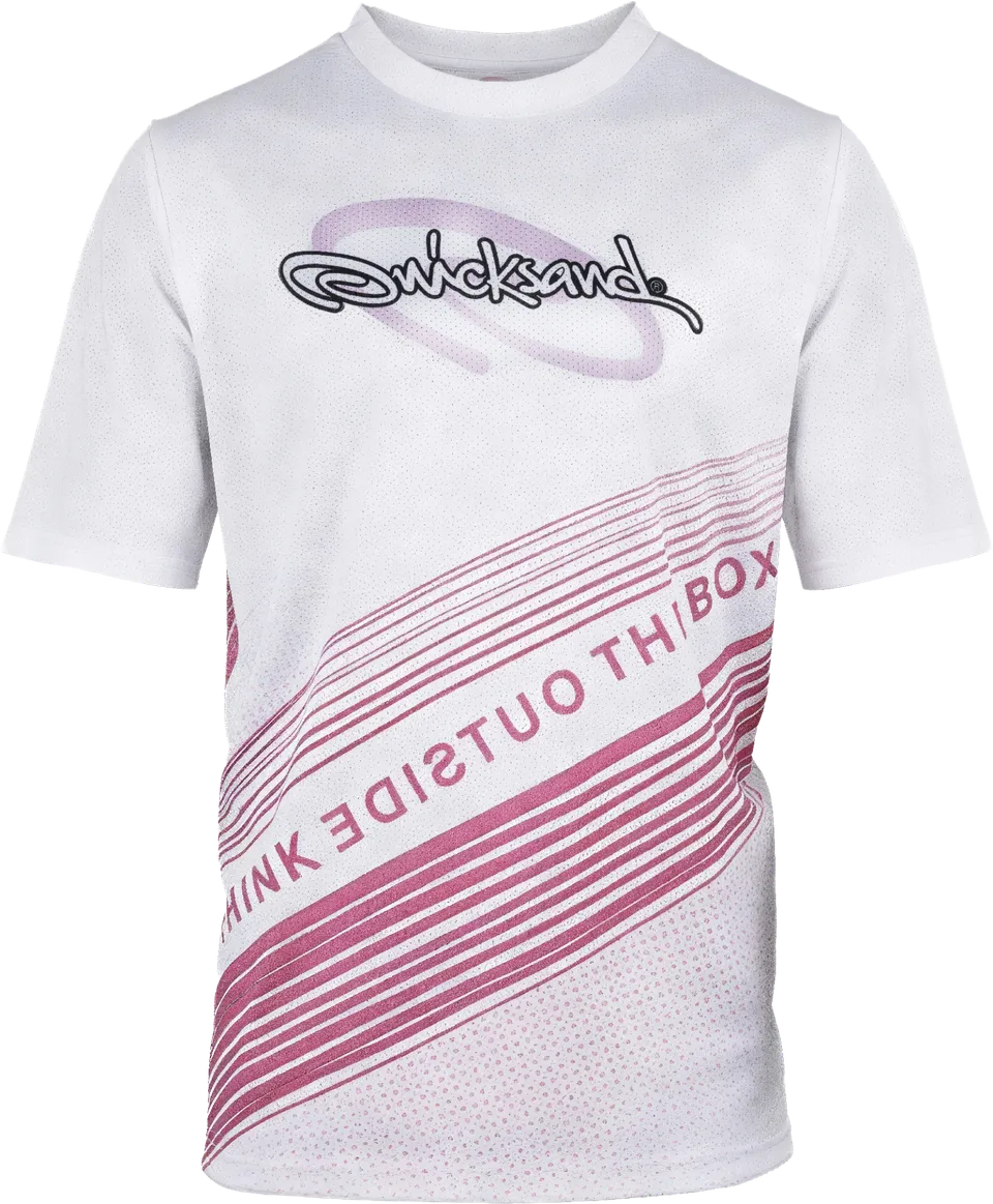 quicksand-t-shirt-homme-pink-white-technique-beach-tennis image 1