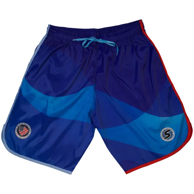 sxy-short-homme-team-usa-wave-short-beach-tennis-s-chage-rapide-made-in-italy image 1