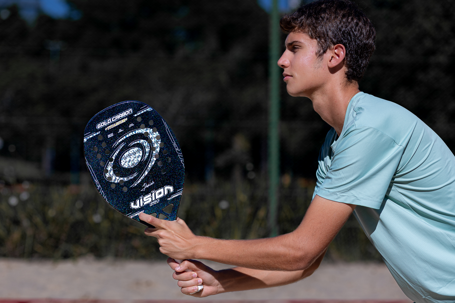 vision-gold-carbon-2026-raquette-beach-tennis image 3