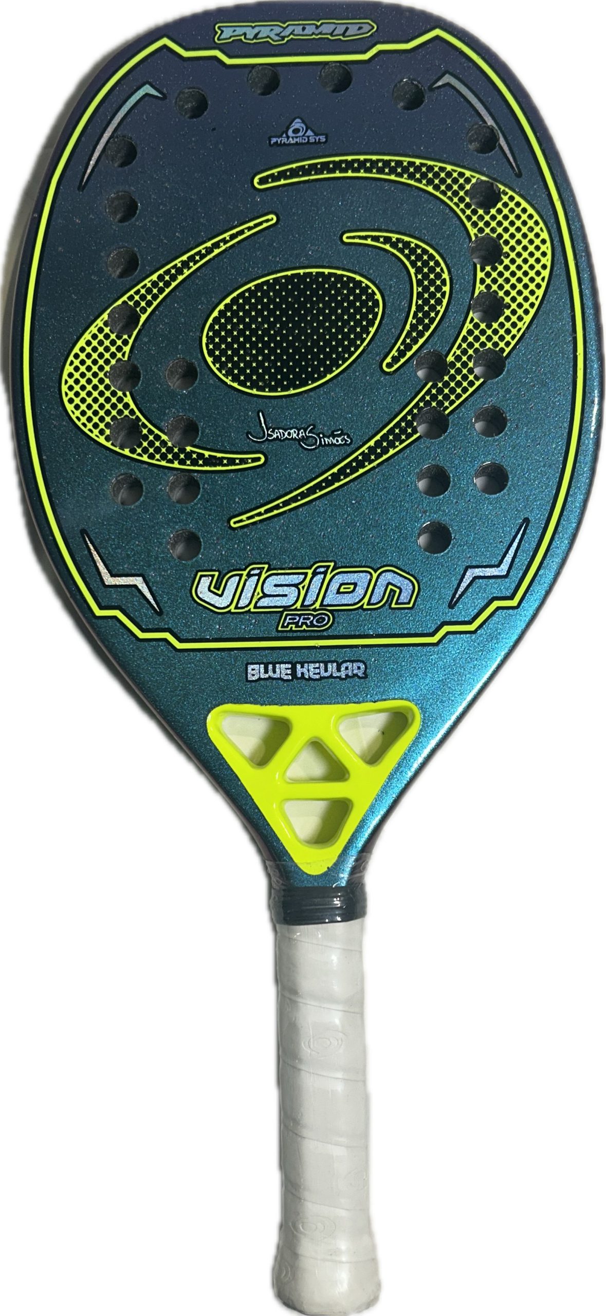 vision-pyramid-2025-raquette-de-beach-tennis-blue-kevlar image 1