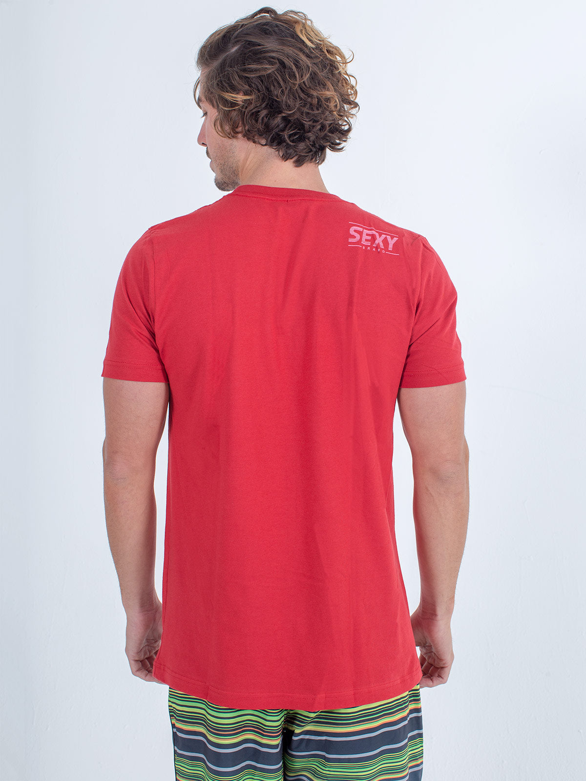 sxy-cali-3-bar-shirt-t-shirt-coton-rouge-chin image 3