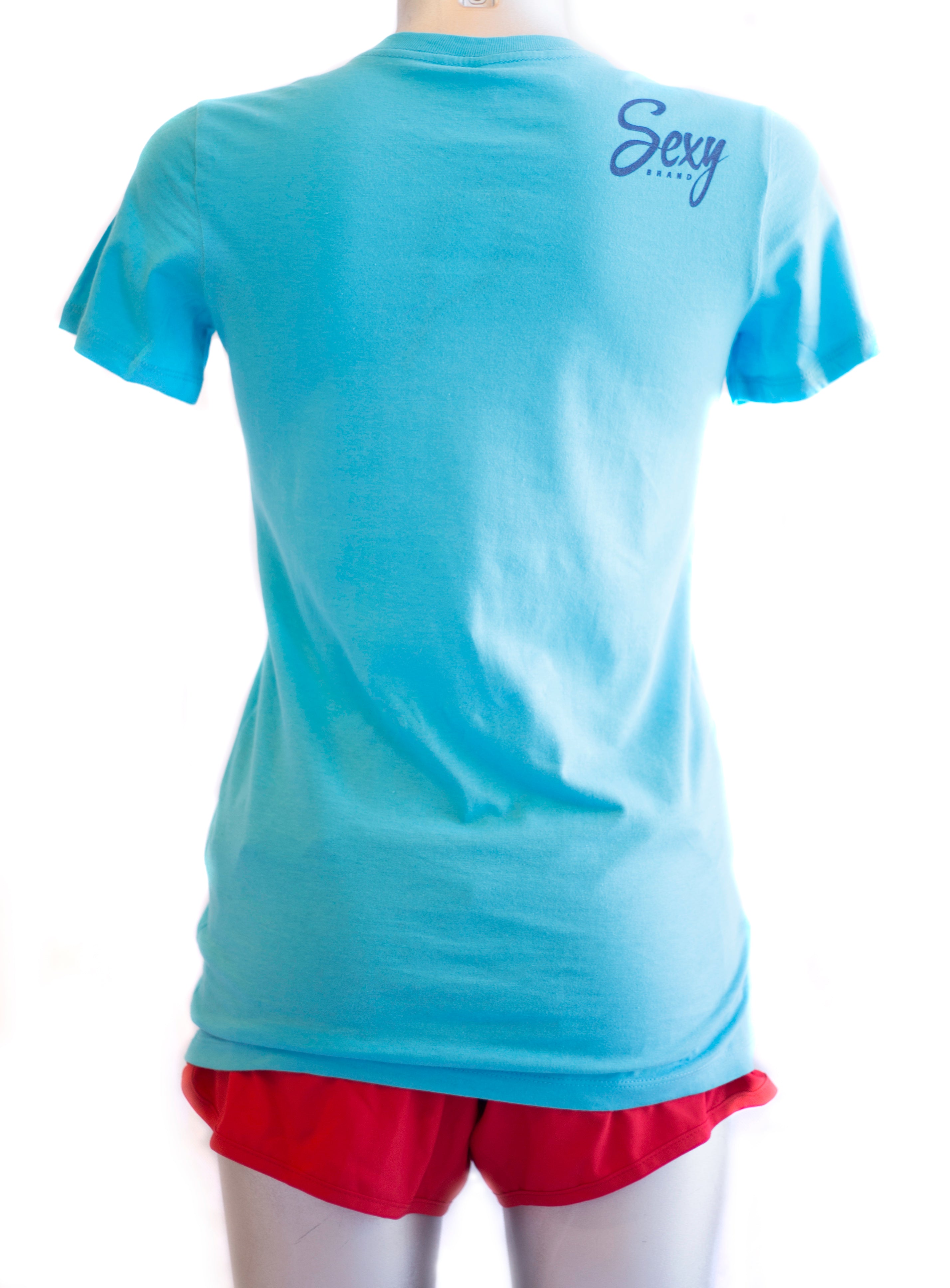 sxy-cali-horizon-crew-neck-t-shirt-femme-turquoise image 2