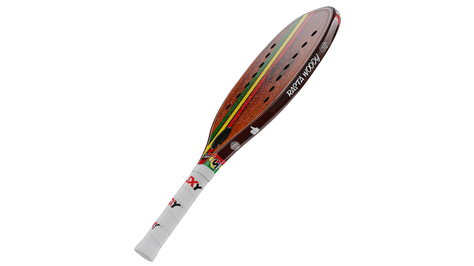 sxy-rasta-woody-gt-raquette-beach-tennis-pro-100-carbone-3k image 5