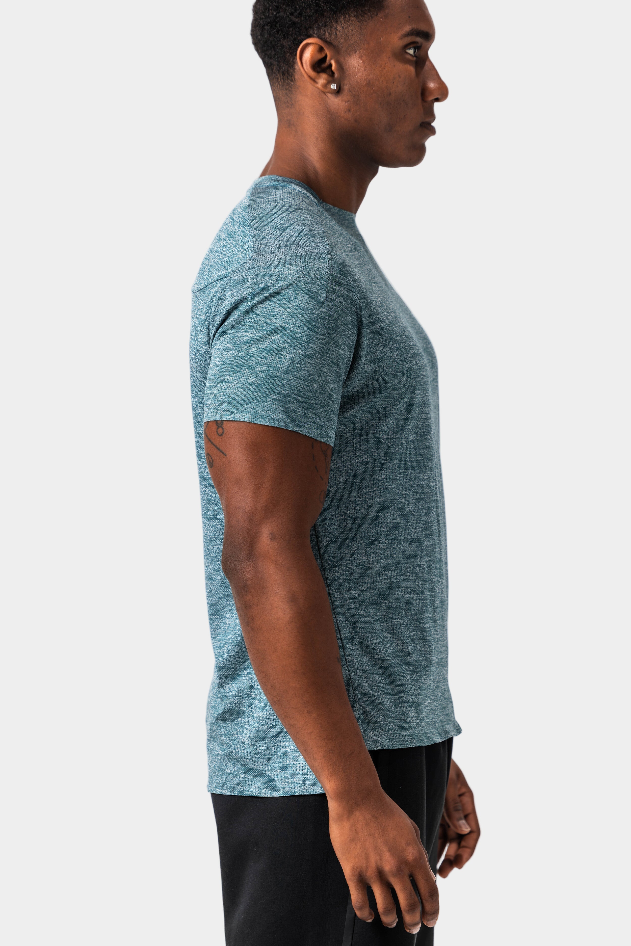 drop-shot-buma-t-shirt-homme-vert-gris image 8