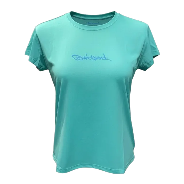 quicksand-slightech-t-shirt-femme-aqua-marina image 1