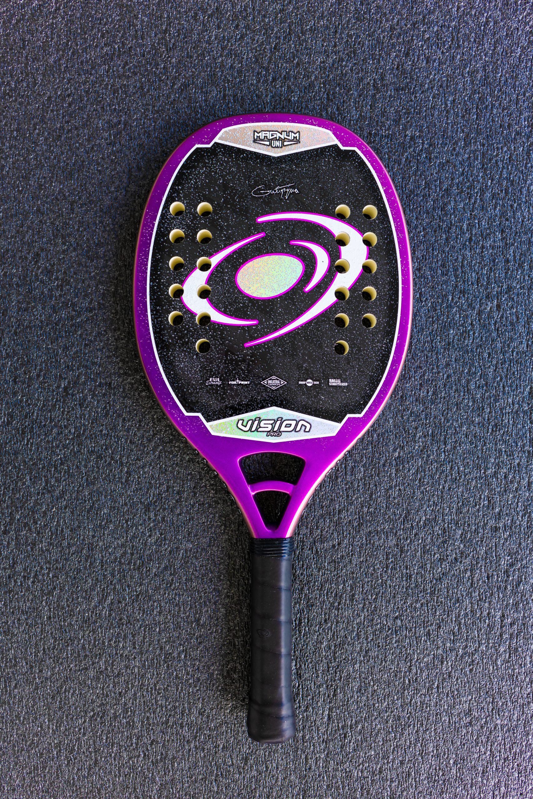 vision-magnum-uni-2025-raquette-de-beach-tennis-carbone-12k-unilateral-325-335g image 3