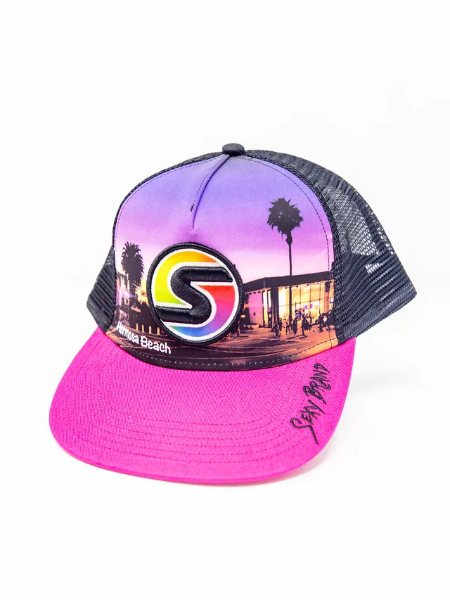 sxy-hermosa-beach-pier-cap-casquette-flat-brim-beach-tennis image 1