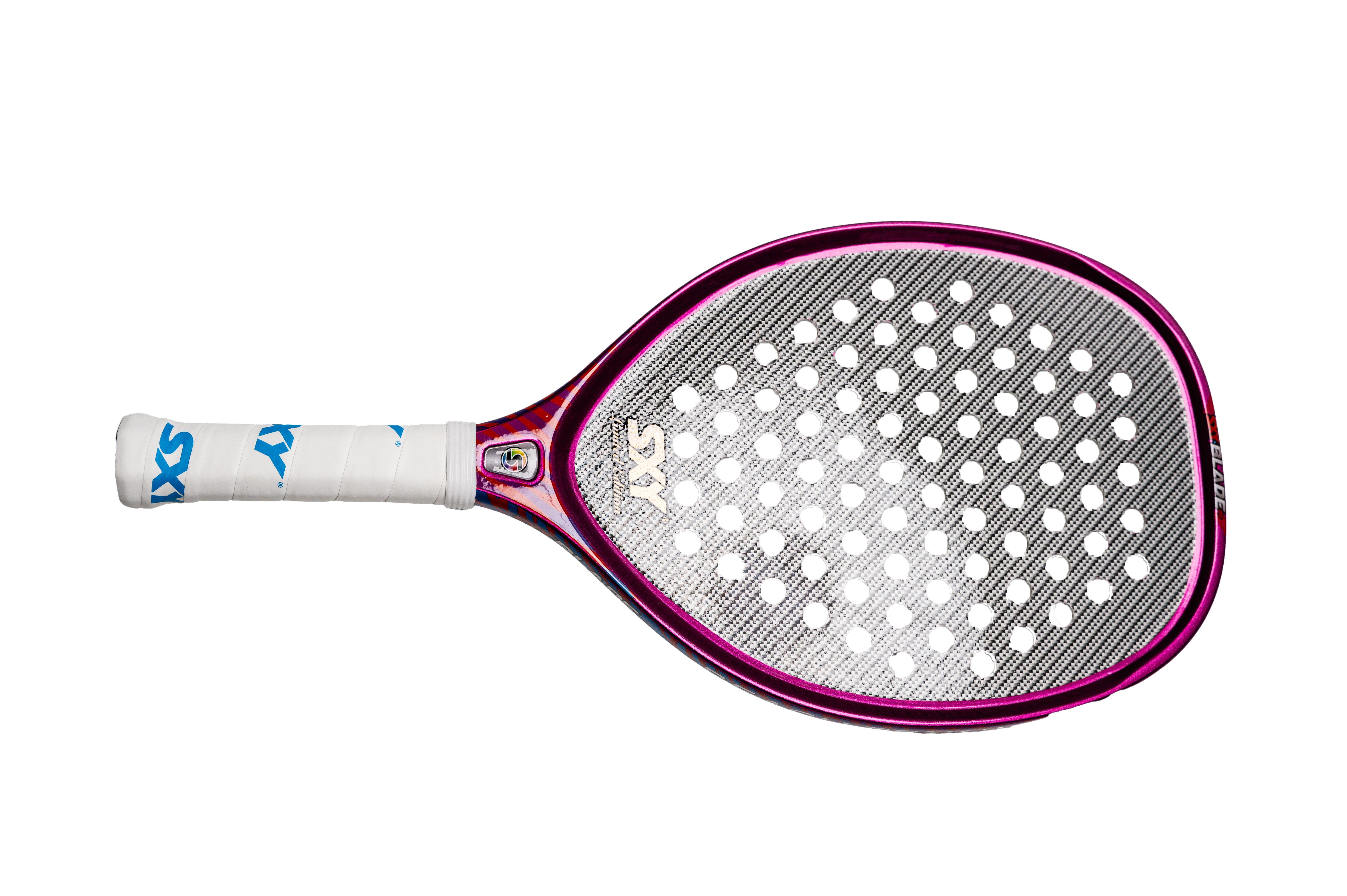sxy-blade-2-0-limited-edition-raquette-de-beach-tennis-violet-rouge-metallic image 4