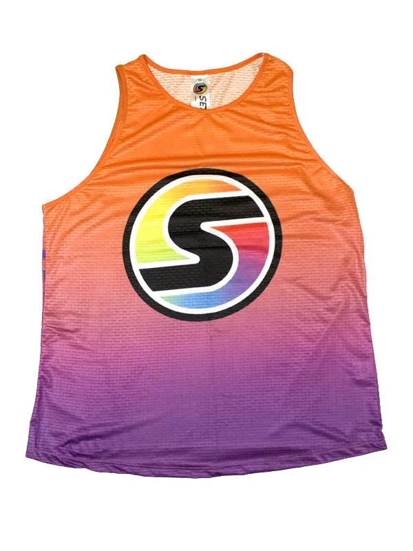 sxy-men-s-competition-tank-d-bardeur-homme-orange-purple-ombr image 1