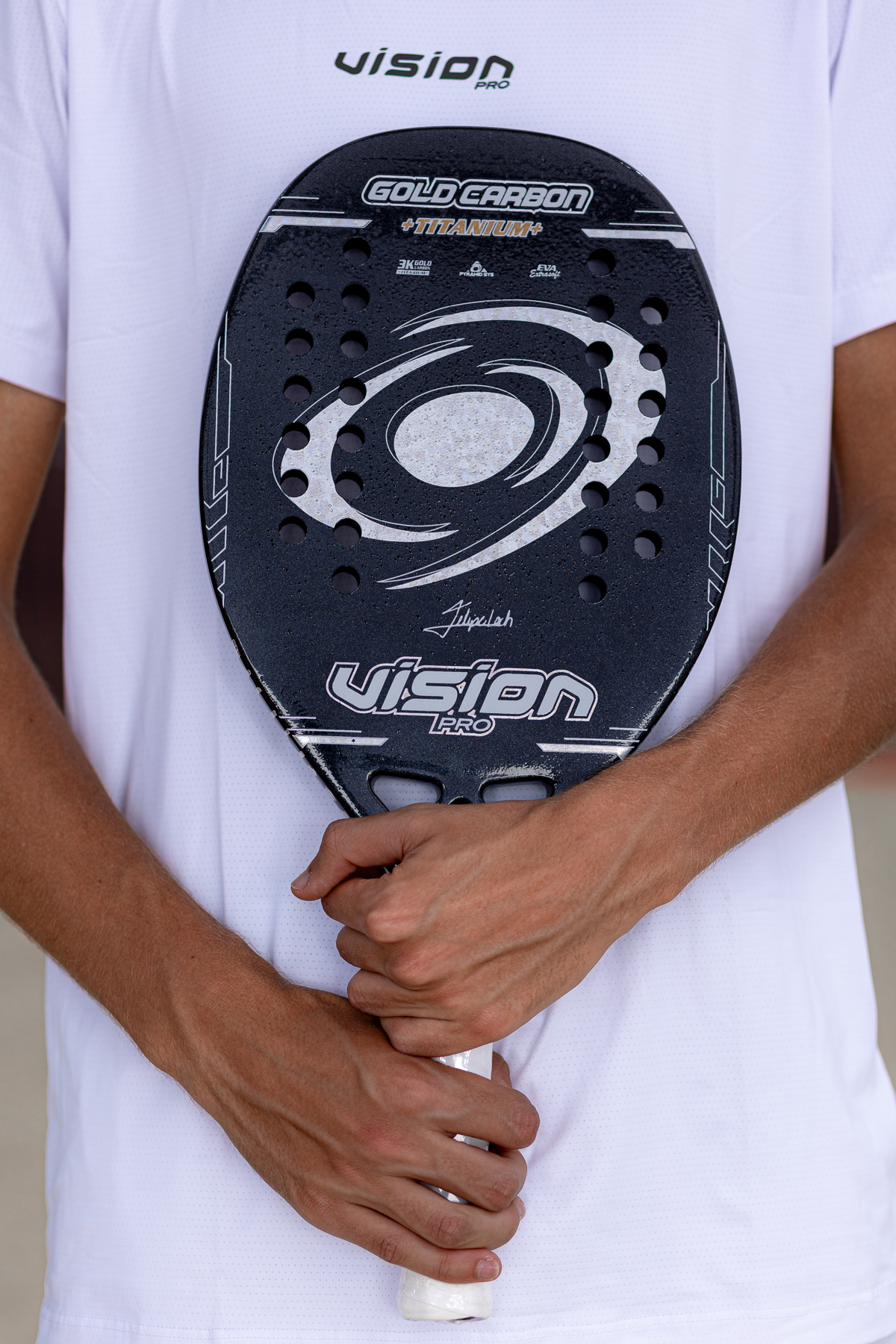vision-gold-carbon-2026-raquette-beach-tennis image 4
