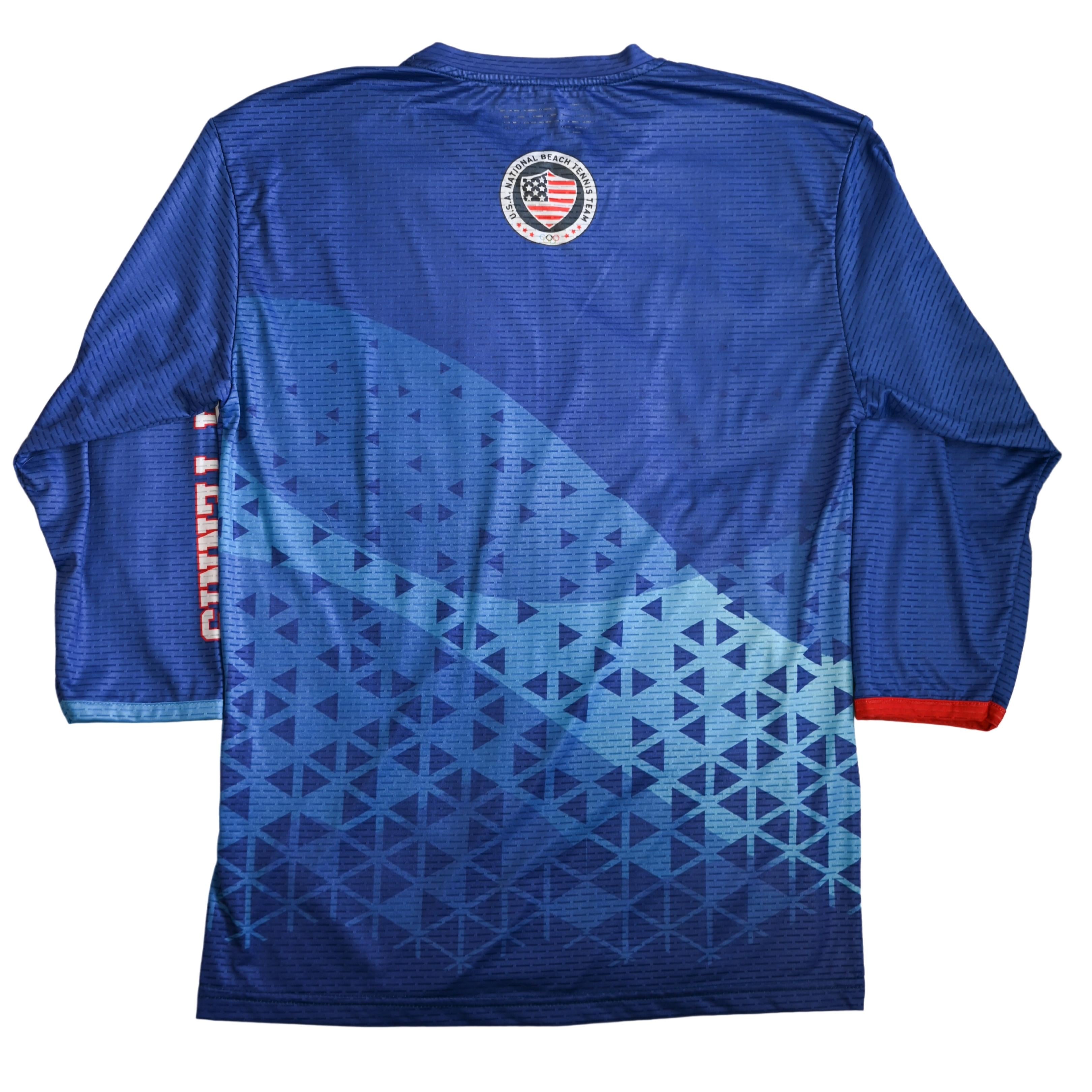 sxy-team-usa-maillot-beach-tennis-3-4-sleeve image 2