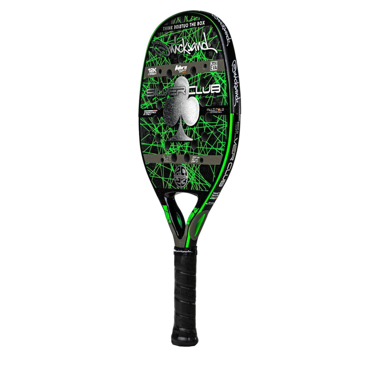 quicksand-silverclub-2023-raquette-beach-tennis-carbone-21-mm image 2