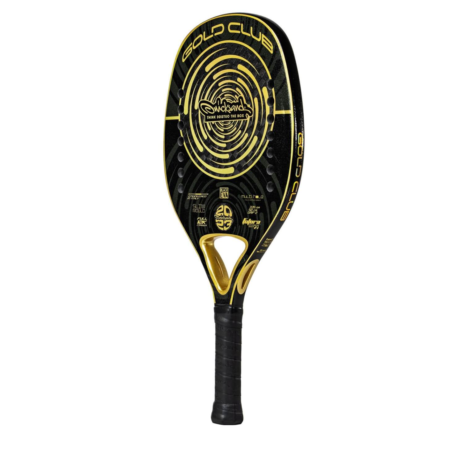 quicksand-gold-club-2023-raquette-de-beach-tennis-carbone-k12 image 2