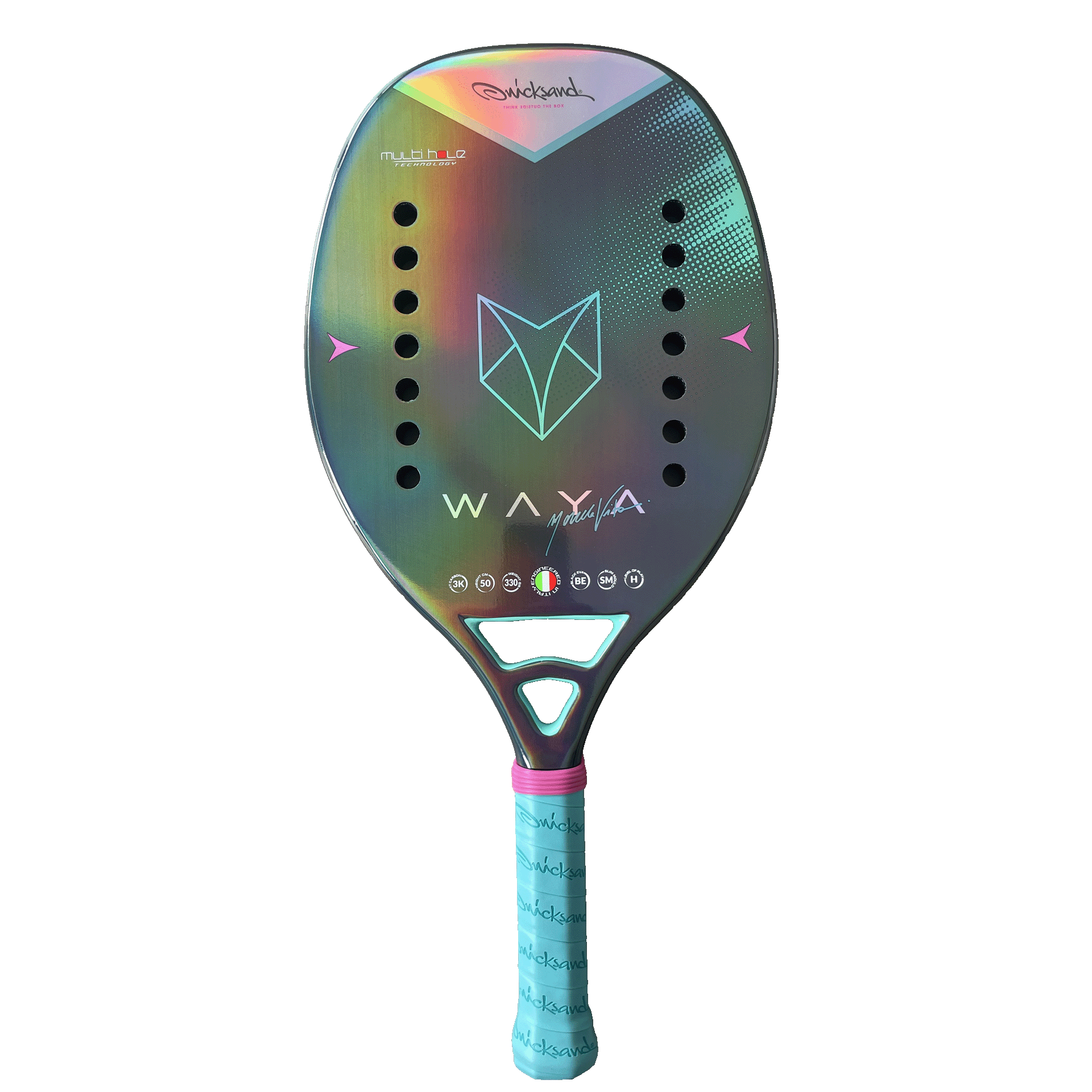 raquette-de-beach-tennis-quicksand-waya-marcela-vita-carbone-3k-puissante image 1
