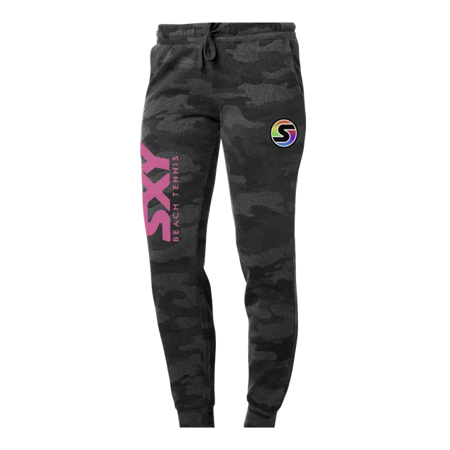 sxy-s-logo-wave-washed-fleece-jogger-femme image 1