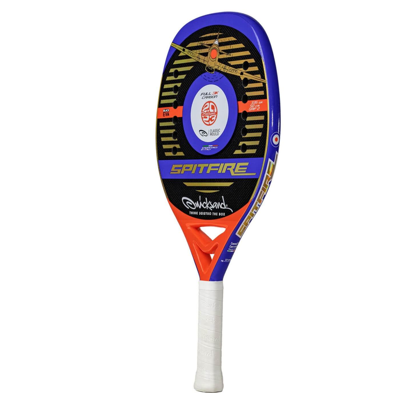 quicksand-spitfire-2023-raquette-beach-tennis-carbone-k3-50cm image 2