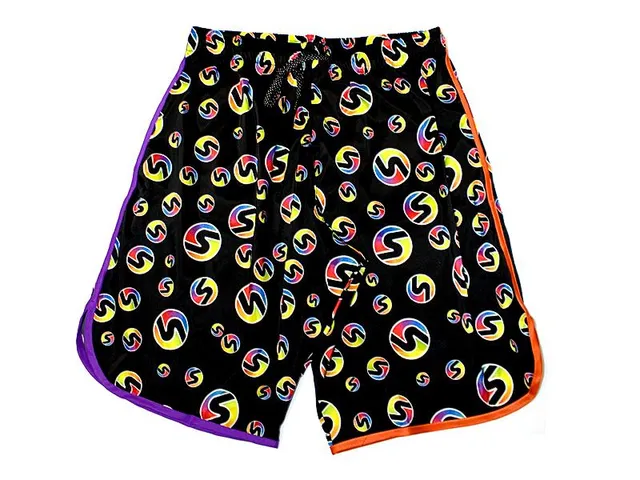 sxy-retro-s-short-competition-homme-orange-violet image 1